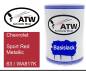 Preview: Chevrolet, Sport Red Metallic, 63 / WA817K: 500ml Lackdose, von ATW Autoteile West.